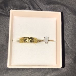 Moonstone Ring Set with Pamphlet